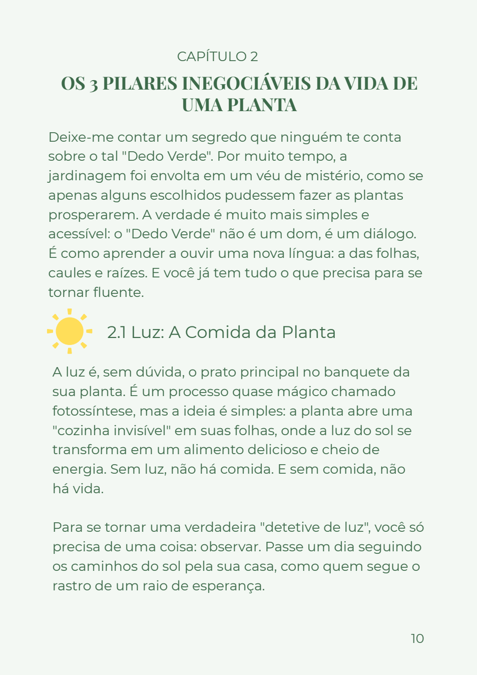Página do método: os 3 pilares do cuidado